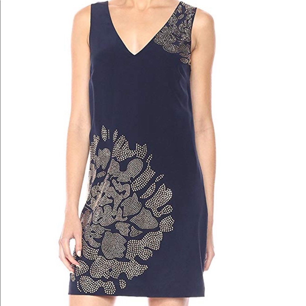 NWT Trina Turk Glitterati Silk Dress